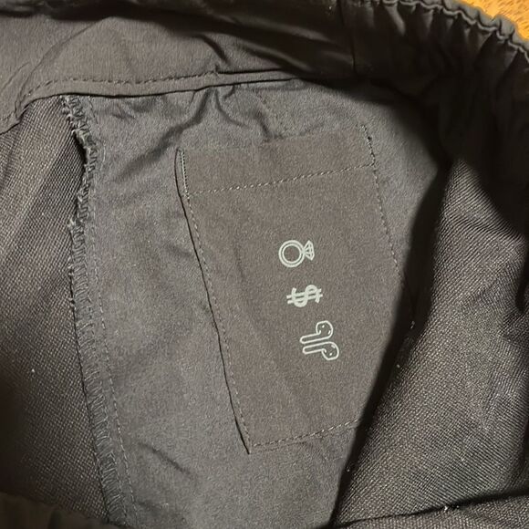 EUC MEN’S XL SHORT FIGSPRO BLACK STRAIGHT LEG TROUSERS - Picture 12 of 13